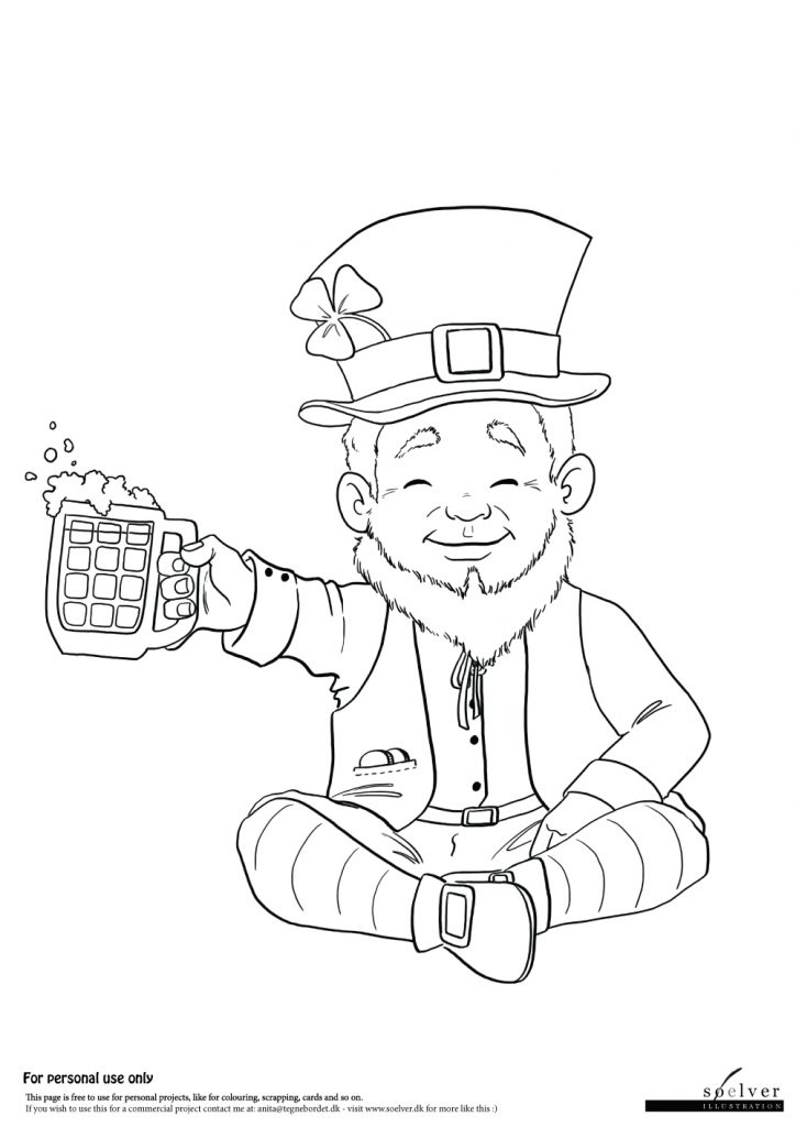 Leprechaun | Coloring Page